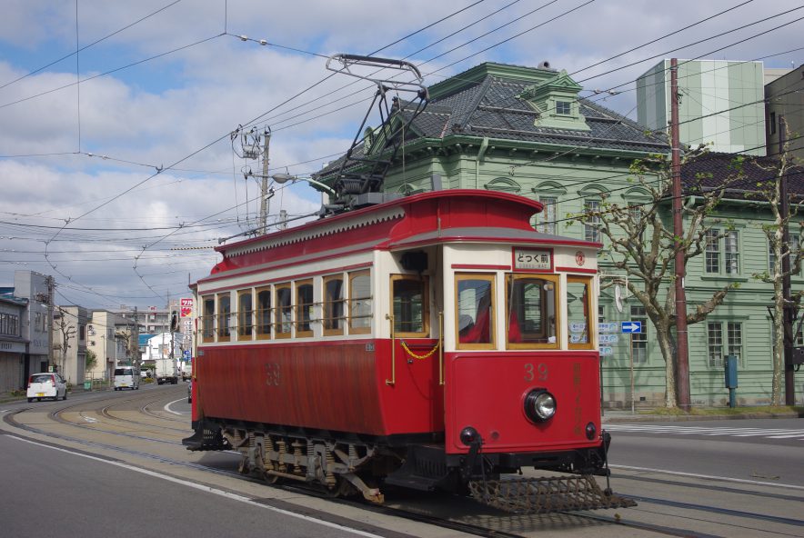 「函館市電の混雑回避・分散乗車促進」実証実験：函館市電